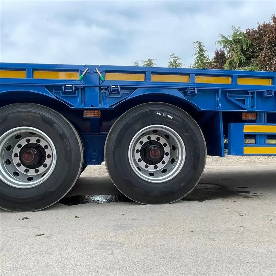 Heavy Duty 3 Axles 60 80 100 Tons Lowboy Lowbed Low Bed Truck Semi Trailer price