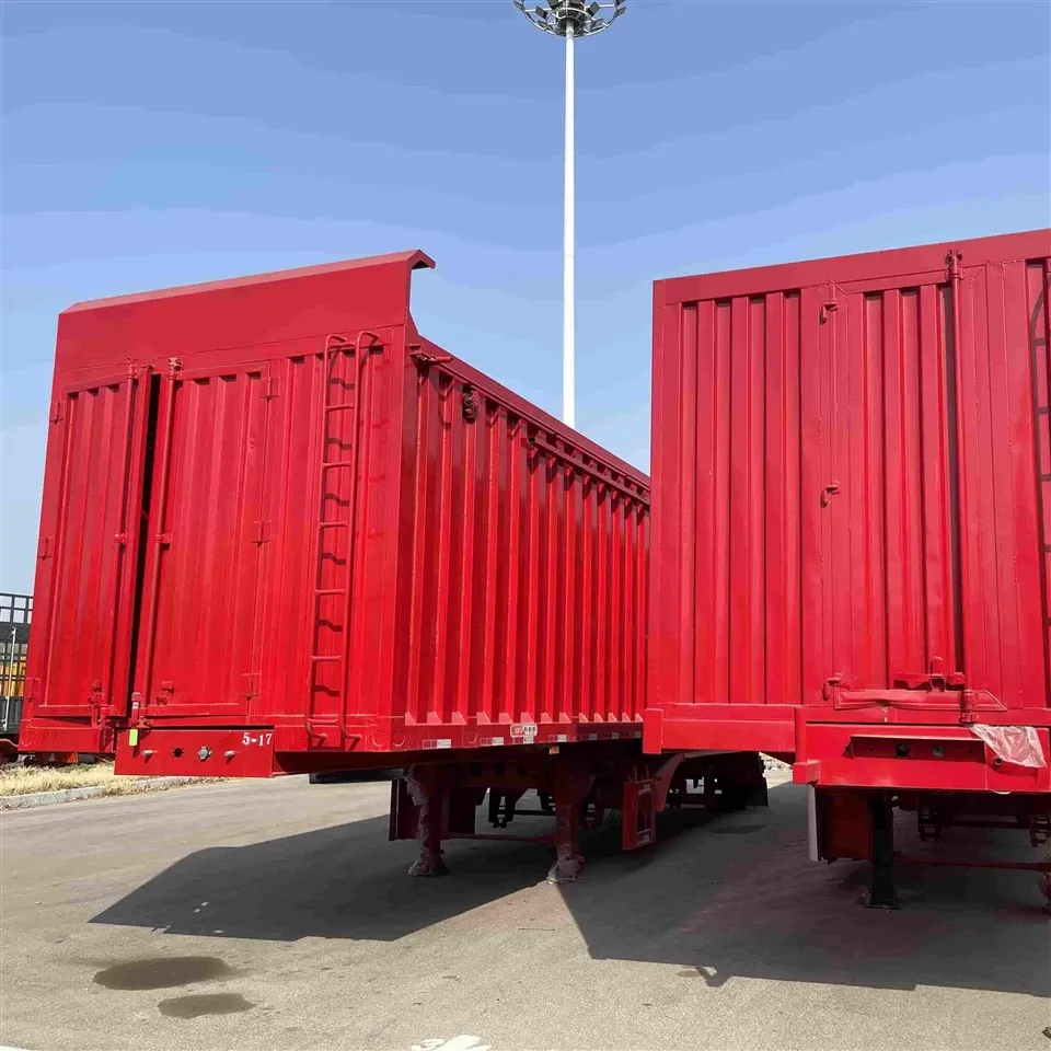 Ремарке превозно средство 40 фута 53 фута затворена кутия с микробус полу ремарке